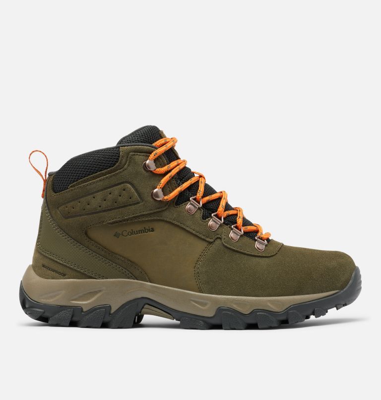 Columbia Newton Ridge™ Plus II Suede Waterproof Men's Hiking Boots Light Orange | VKU1033UM