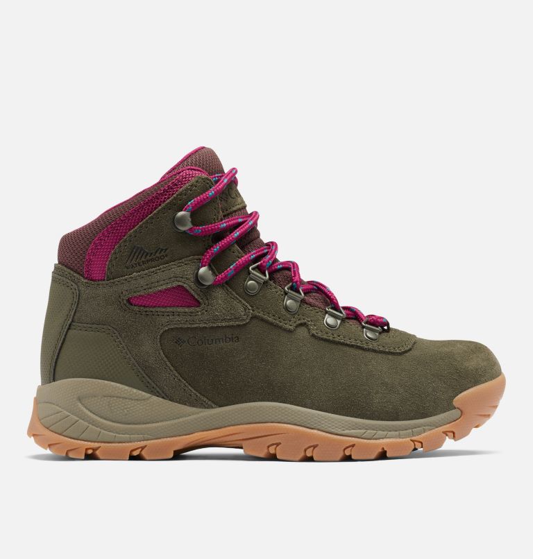 Columbia Newton Ridge™ Plus Waterproof Amped Women's Hiking Boots Olive/Red | MXM2374MZ