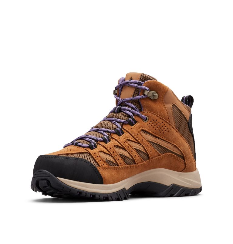 Columbia Crestwood™ Mid Waterproof Women's Hiking Boots Dark/Purple | EWC4757YO