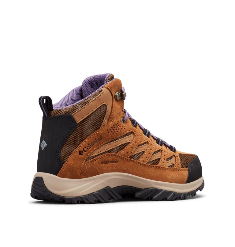 Columbia Crestwood™ Mid Waterproof Women's Hiking Boots Dark/Purple | EWC4757YO