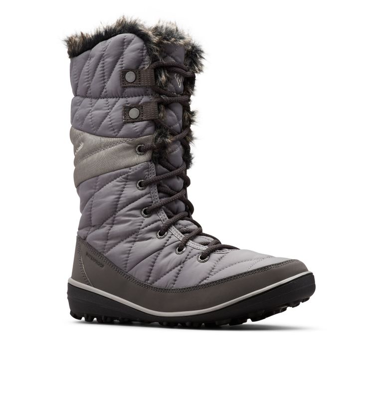 Columbia Heavenly™ Omni-Heat™ Waterproof Women's Snow Boots Grey/Chocolate | HDG134MT