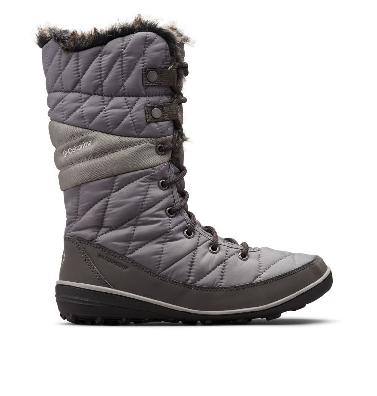 Columbia Heavenly™ Omni-Heat™ Waterproof Women\'s Snow Boots Grey/Chocolate | HDG134MT