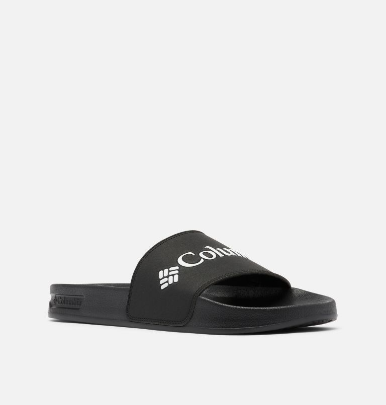 Columbia Hood River™ Slide Men's Sandals Black/White | WXF7381QU