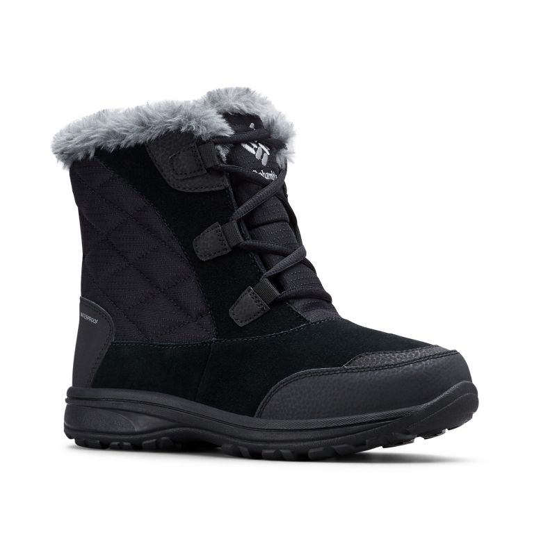 Columbia Ice Maiden™ Shorty Women's Snow Boots Black/Grey | JJQ7062QK