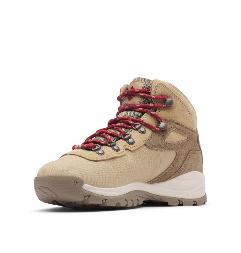 Columbia Newton Ridge™ Canvas Waterproof Women's Hiking Boots Red | WIZ8517RS