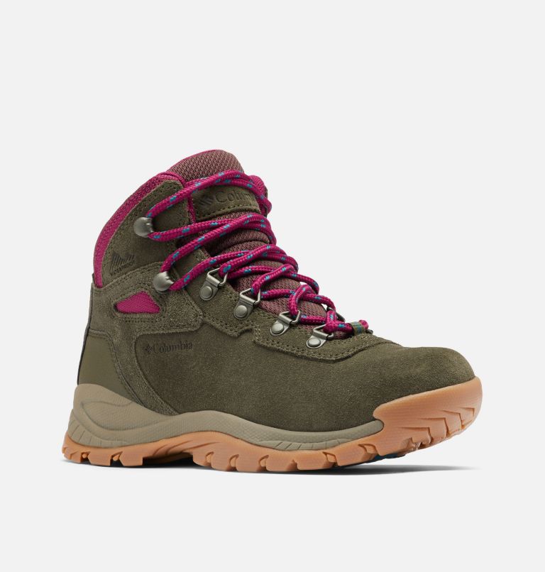 Columbia Newton Ridge™ Plus Waterproof Amped Women's Hiking Boots Olive/Red | MXM2374MZ