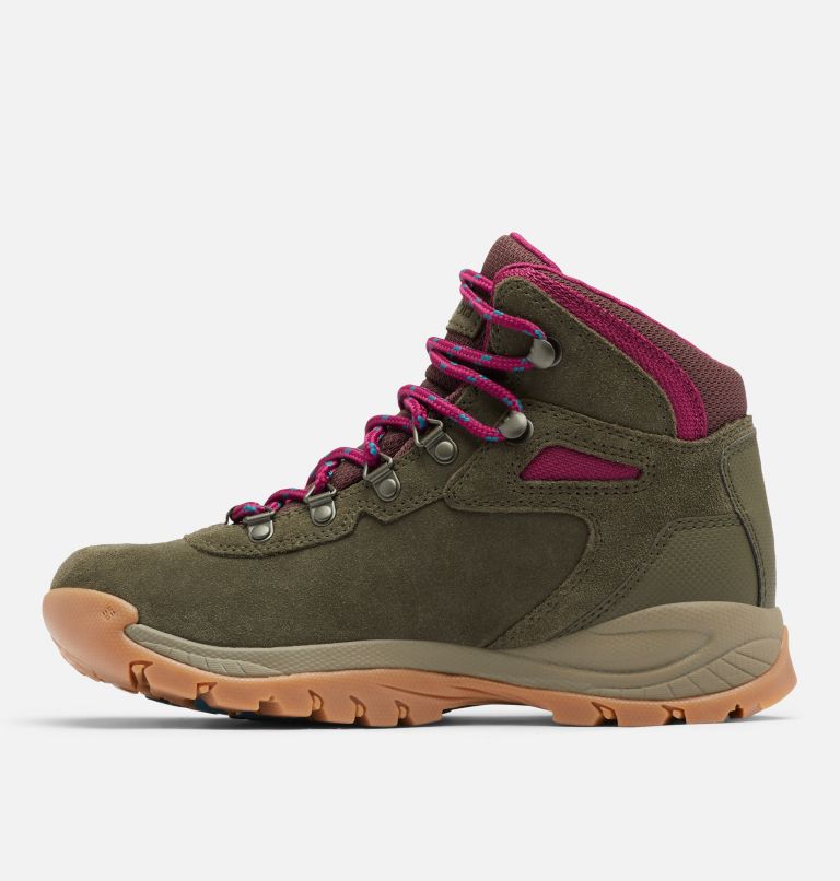 Columbia Newton Ridge™ Plus Waterproof Amped Women's Hiking Boots Olive/Red | MXM2374MZ