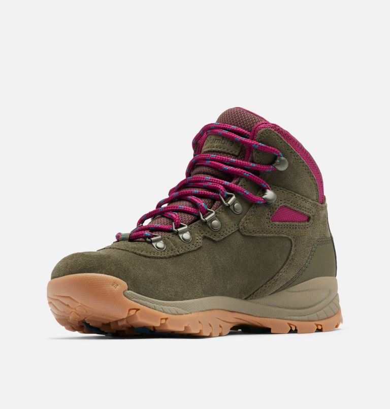 Columbia Newton Ridge™ Plus Waterproof Amped Women's Hiking Boots Olive/Red | MXM2374MZ