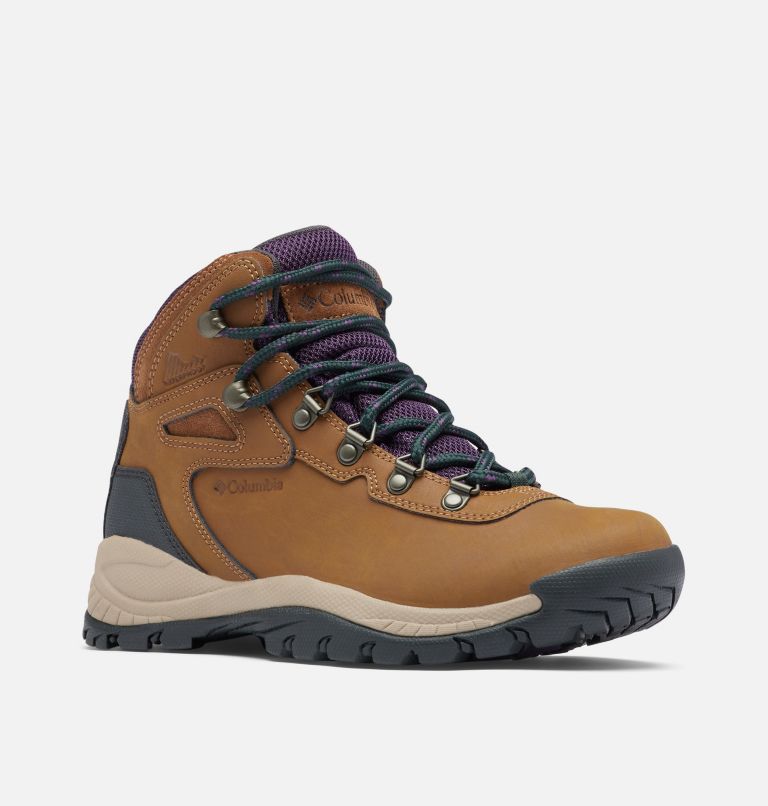 Columbia Newton Ridge™ Plus Waterproof Women's Hiking Boots Light Brown/Purple | TPW4358BA