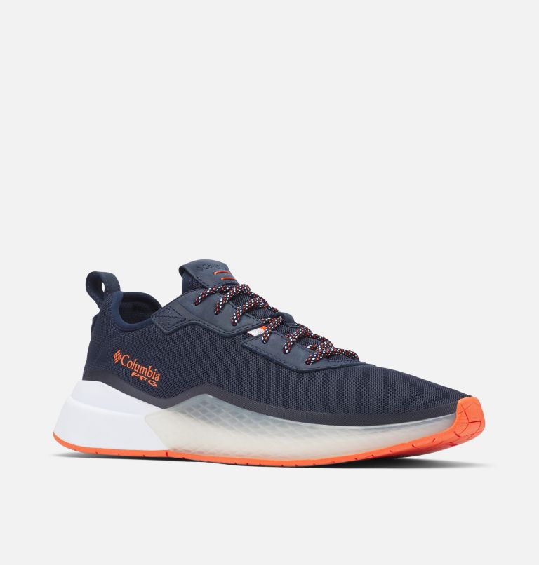 Columbia PFG Low Drag™ Men's Sneakers Navy/Brown/Orange | DEL6922MP