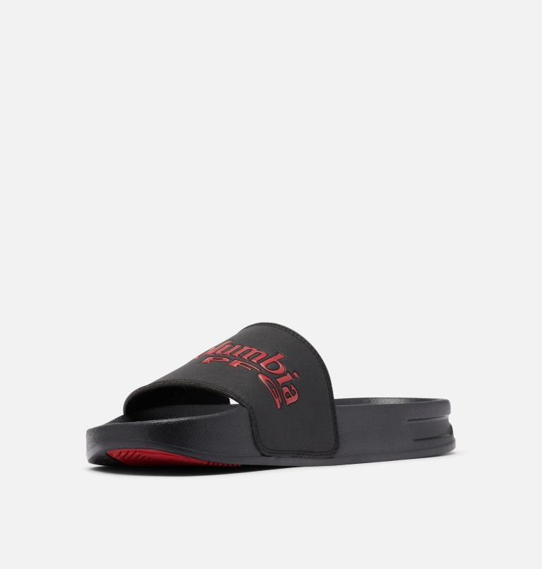 Columbia PFG Tidal Ray™ Slide Men's Sandals Black/Red | KMS825XU