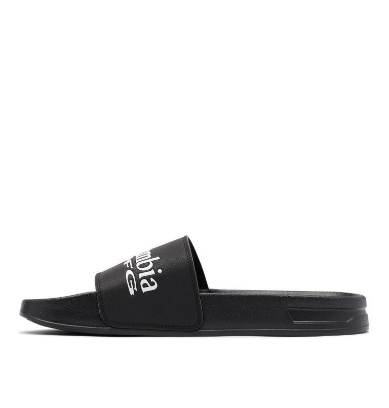 Columbia PFG Tidal Ray™ Slide Men's Sandals Black/White | TWN8775UU