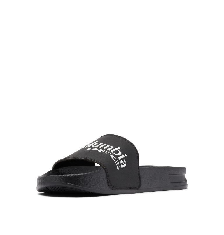 Columbia PFG Tidal Ray™ Slide Men's Sandals Black/White | TWN8775UU